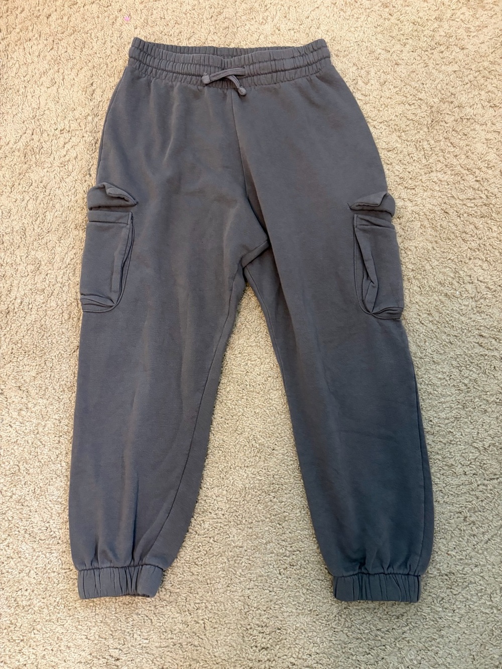 Zara Charcoal Gray Cargo Joggers